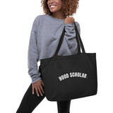 Hood Scholar - Large organic tote bag