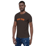 SALE!  HOOD TEAM - Short-Sleeve Unisex T-Shirt - BROWN (Small - XL)
